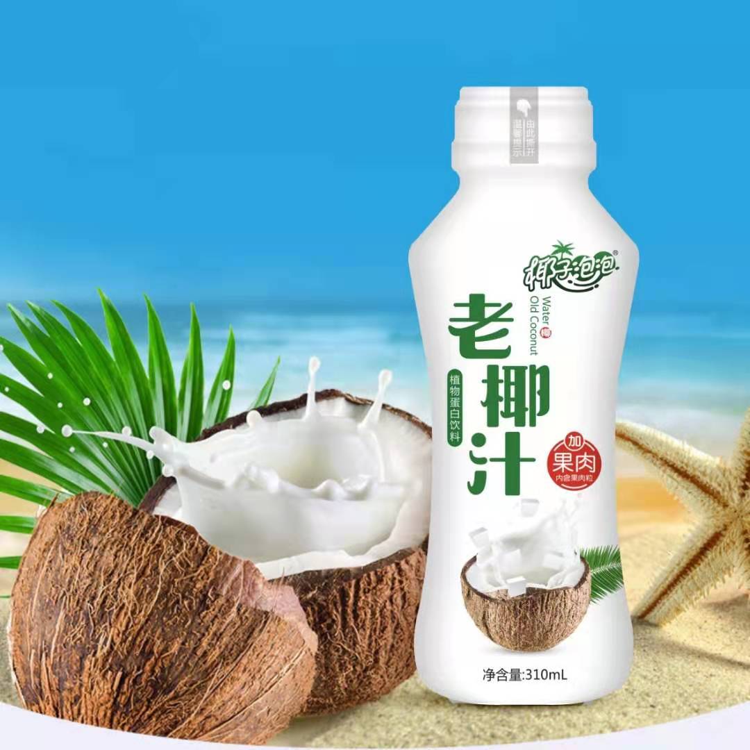 阜南县椰子泡泡老椰汁310ml*15瓶整箱装 