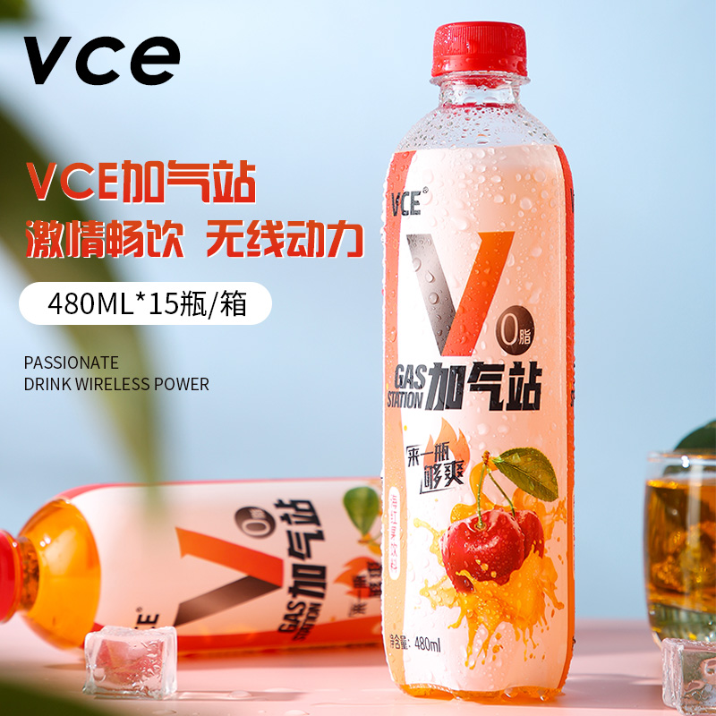 阜南县VCE海红果碳酸饮料480ml*15瓶整箱