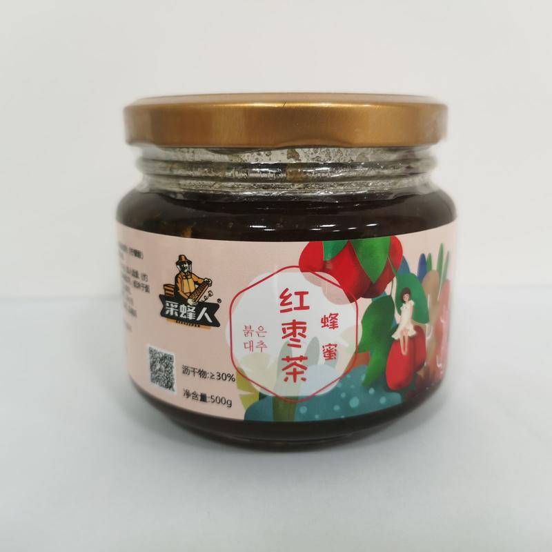 乐安县采蜂人蜂蜜红枣茶500g