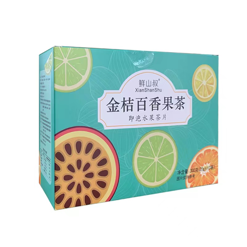 古田县鲜山叔金桔柠檬百香果茶200g/1盒