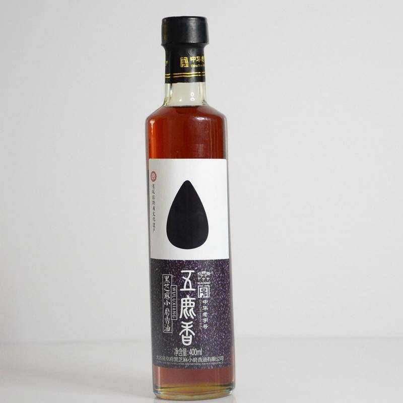大名县五鹿香黑芝麻小磨香油 400ml/瓶