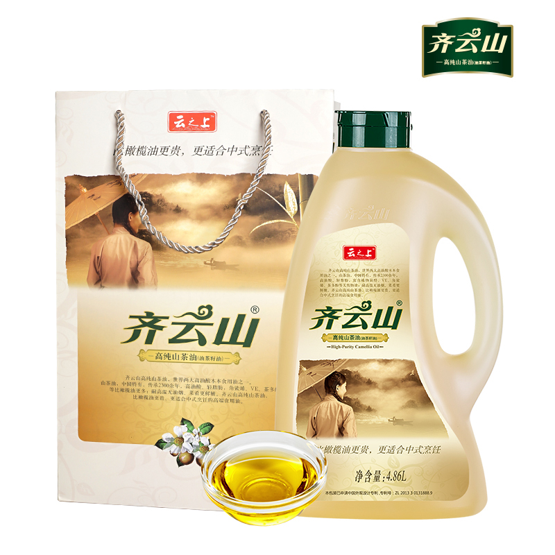 崇义县齐云山压榨山茶油4.86L