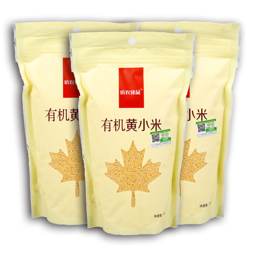 优农康品	敖汉旗有机黄小米（自立袋）500克/袋