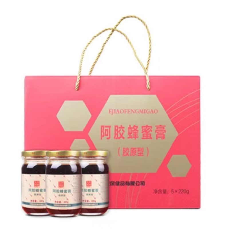 【保健品】聊城市阿胶蜂蜜膏（胶原型）550g*2瓶 帮扶 消费帮扶 消费帮扶公共服务平台 助农 消费 扶贫