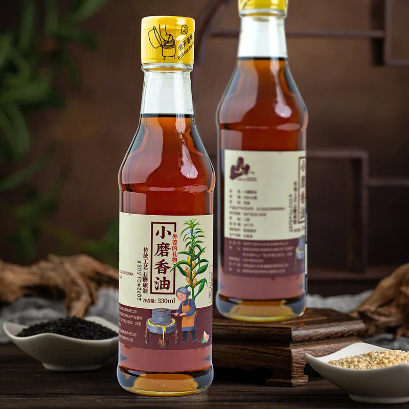 旬阳县守望大山小磨香油330ml