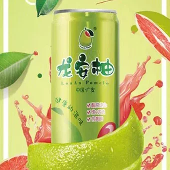 广安区 龙安柚果汁汽水325ml*24